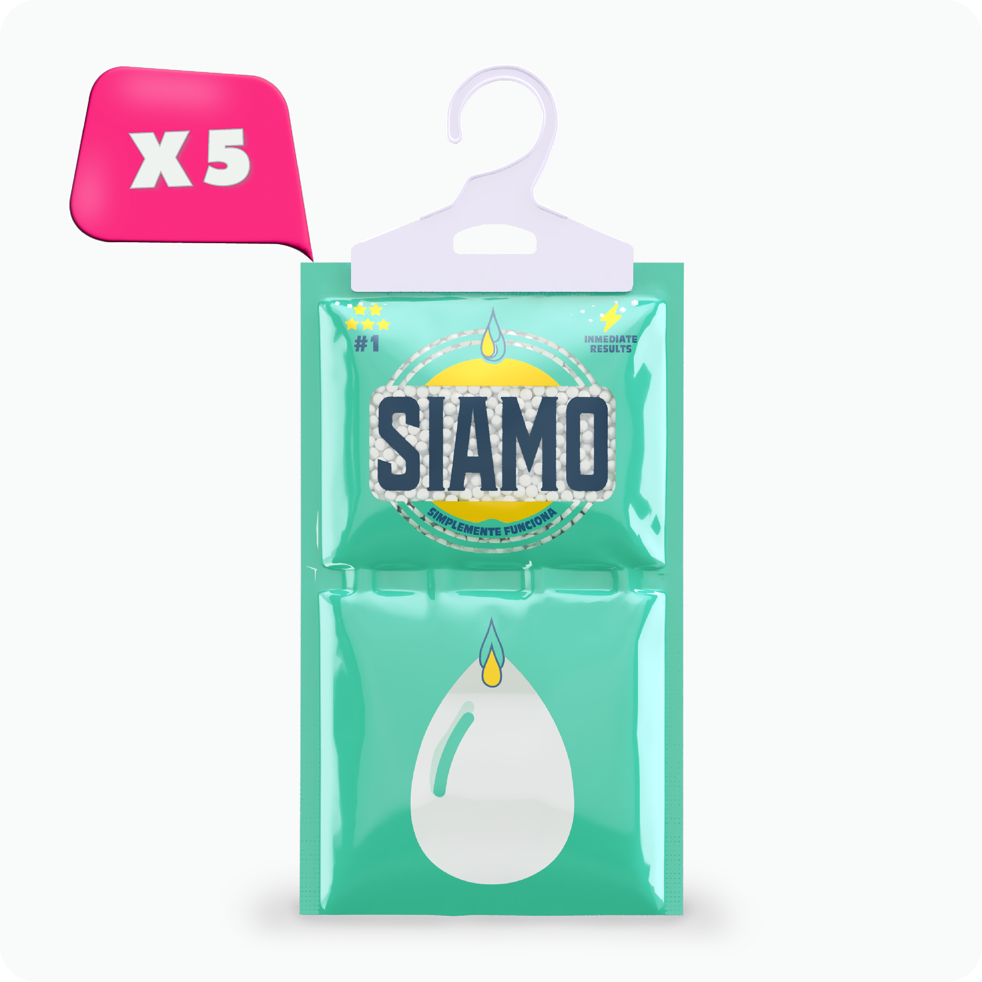 Pack 5 Bolsas Antihumedad 100g