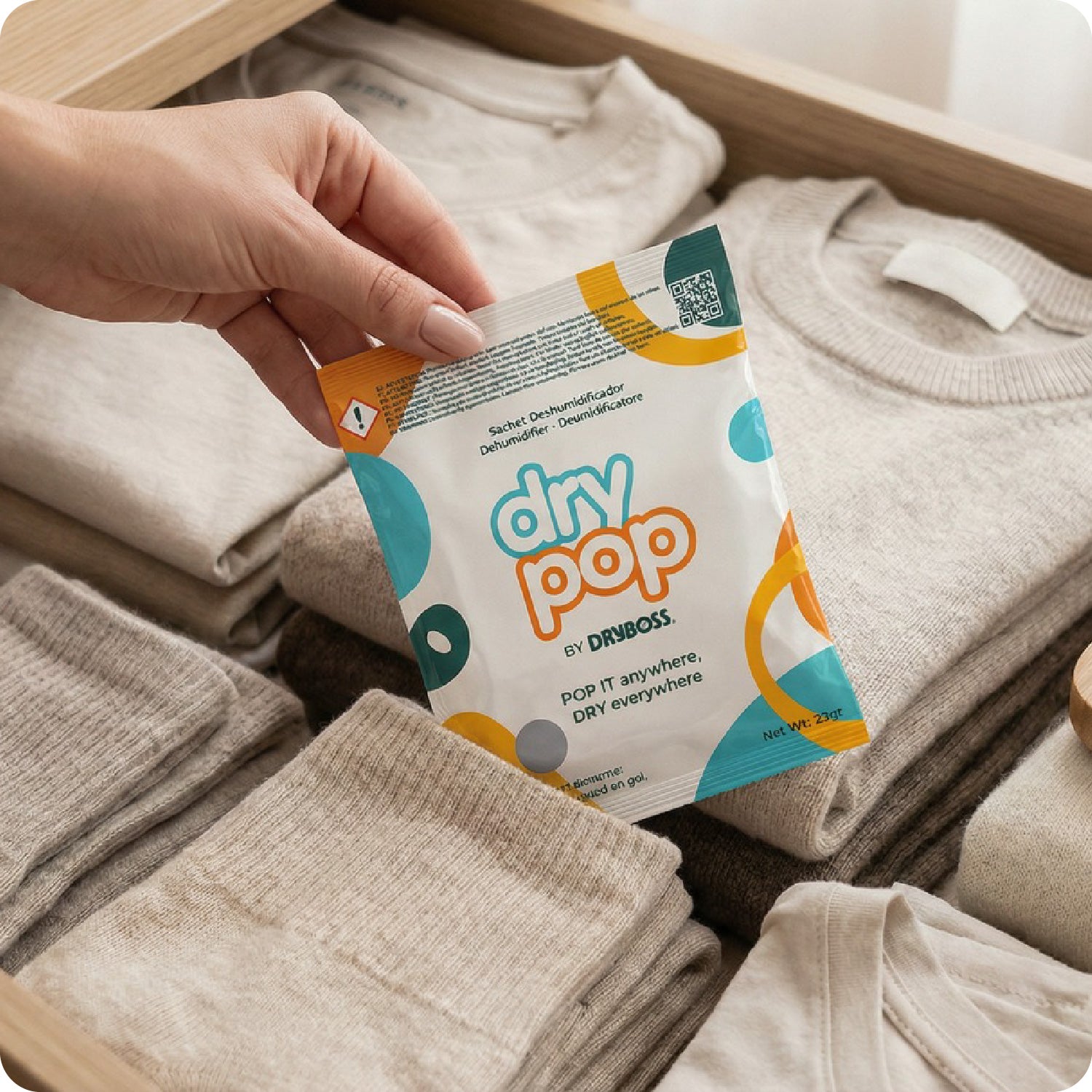 DRYPOP Pack x 18 Sachets Antihumedad