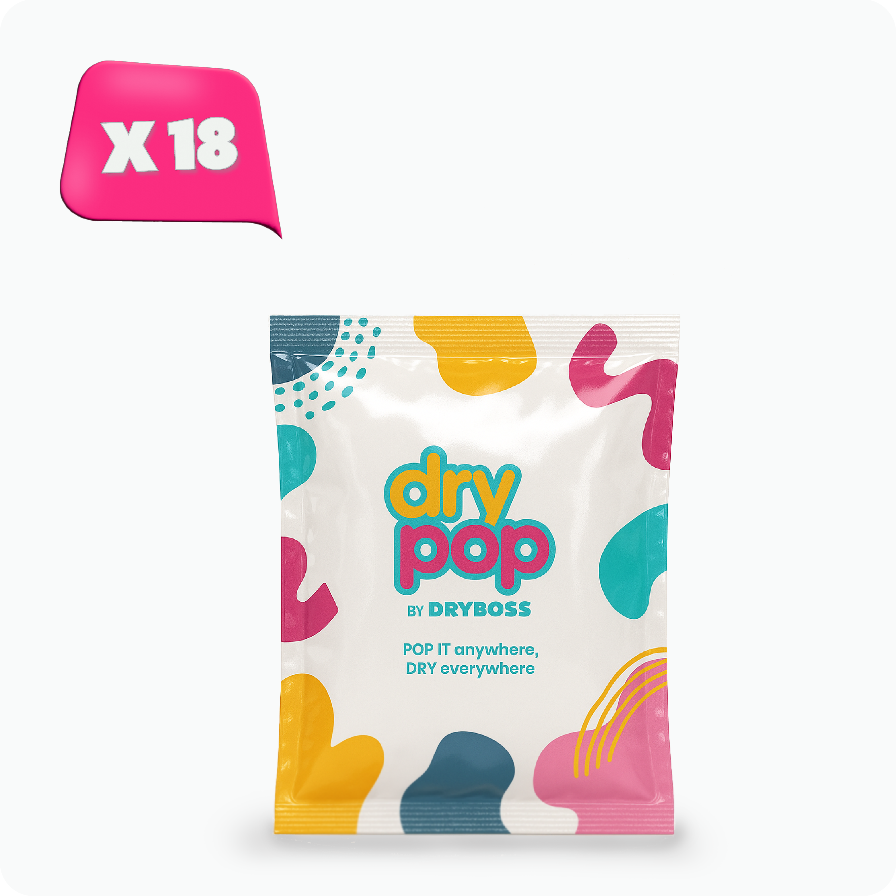 DRYPOP Pack x 18 Sachets Antihumedad